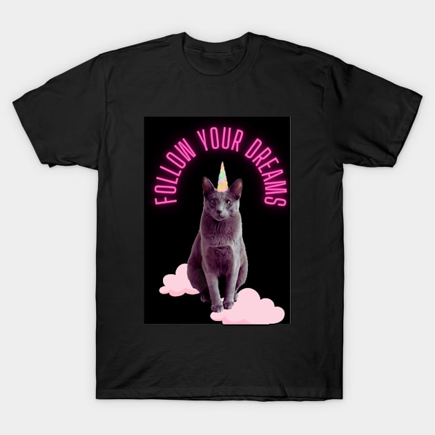 Nero the cat T-Shirt by DominicTheBear